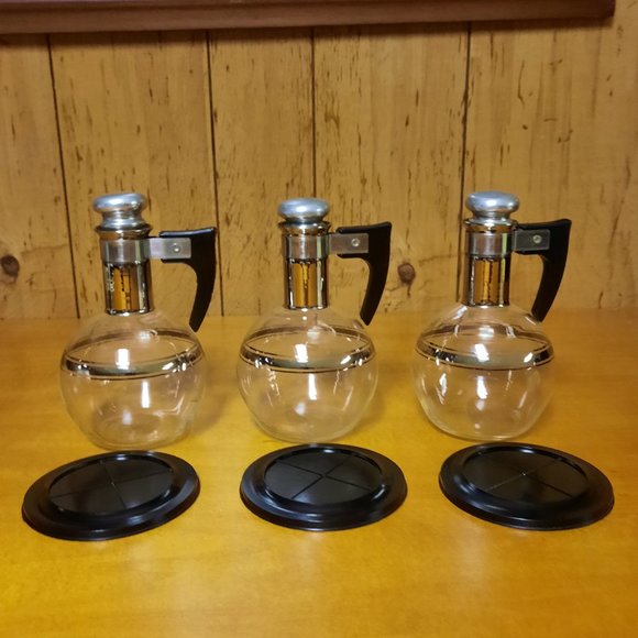 Source Unknown Accents Vintage Glass Coffee Set With Coasters